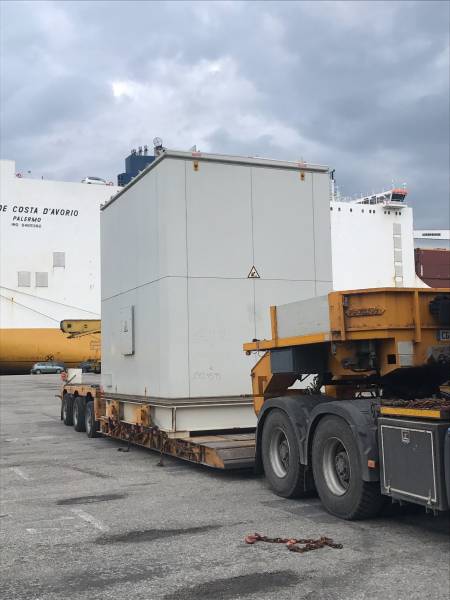 Transport d'un transformateur de 32 tonnes 