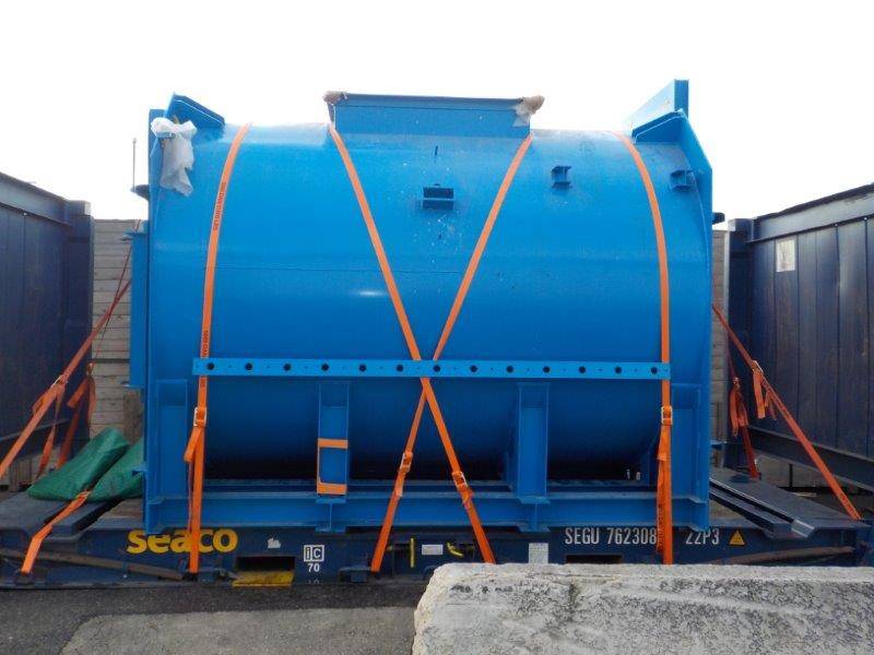 Opération de manutentions de SKID pour exportations France