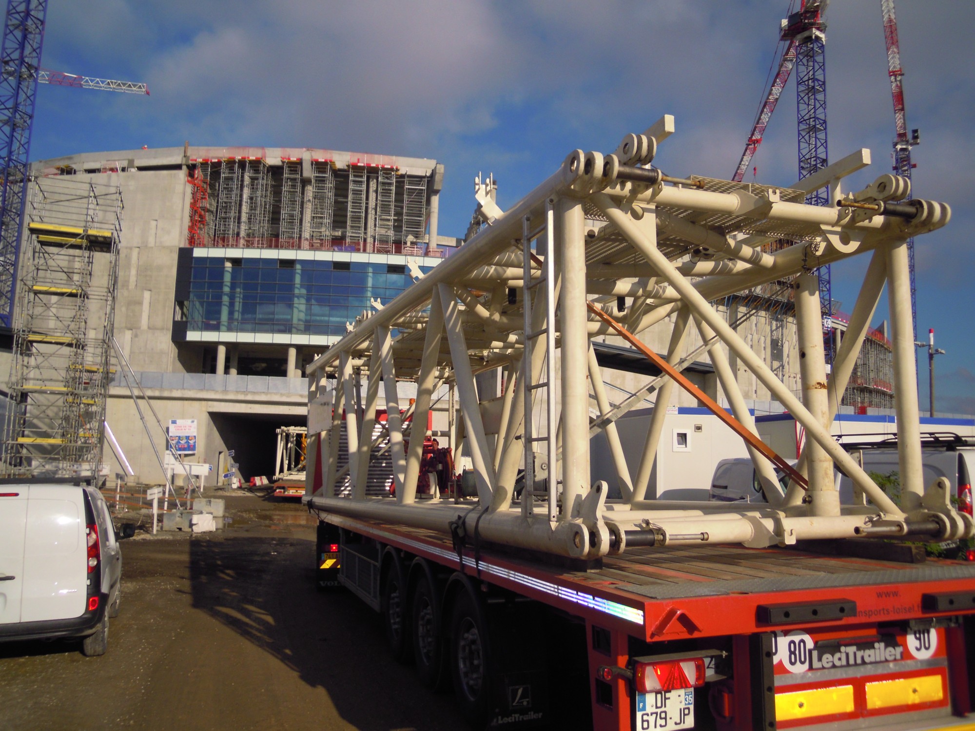 transport de grue