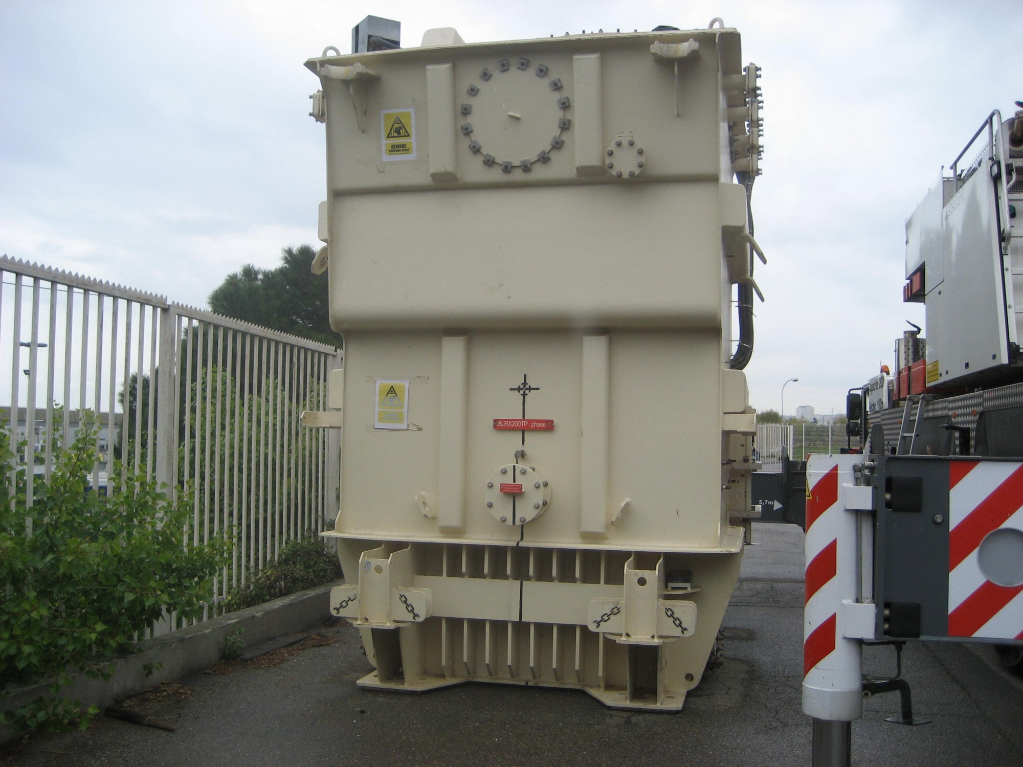 Manutention transformateur electrique 48 tonnes