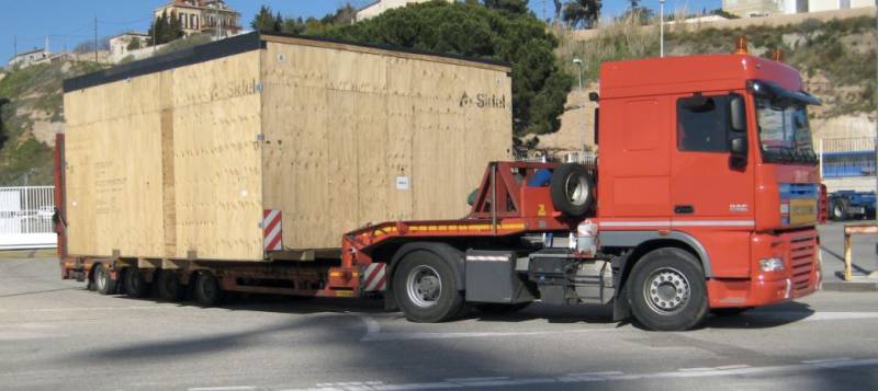 Transport routier exceptionnel.