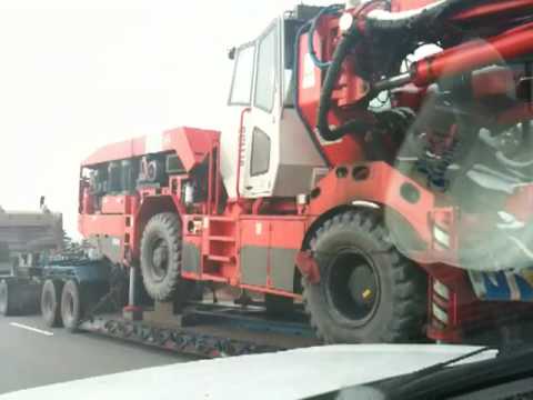 transport engin minier